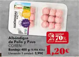 Gadis COREN Albóndigas de Pollo y Pavo oferta