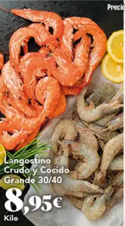 Gadis Langostino Crudo y Cocido Grande 30/40 oferta