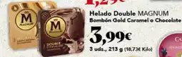 Gadis MAGNUM Helado Double Bombón Gold Caramel o Chocolate oferta