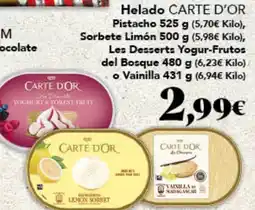 Gadis CARTE D'OR Helado Pistacho oferta