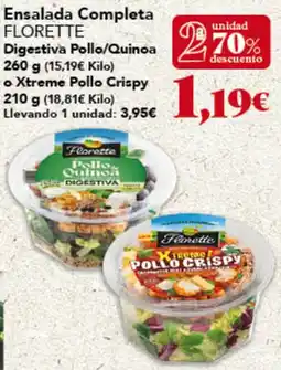 Gadis FLORETTE Ensalada Completa Digestiva Pollo/Quinoa oferta