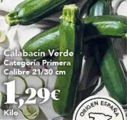 Gadis Calabacín Verde oferta