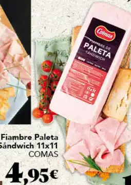 Gadis COMAS Fiambre Paleta Sándwich 11x11 oferta