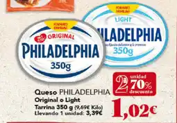 Gadis PHILADELPHIA Queso Original o Light oferta