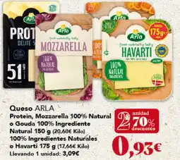Gadis Queso Protein, Mozzarella 100% Natural o Gouda 100% Ingrediente Natural oferta