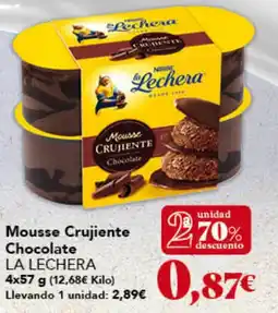 Gadis LA LECHERA Mousse Crujiente Chocolate oferta