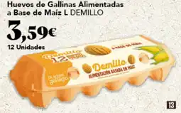 Gadis L DEMILLO Huevos de Gallinas Alimentadas a Base de Maíz oferta