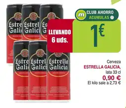 mYm supermercados Estrella Galicia Cerveza oferta