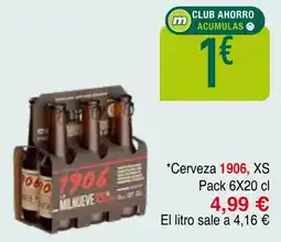 mYm supermercados 1906 Cerveza oferta