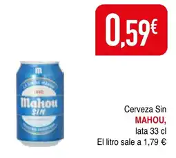 mYm supermercados Mahou Cerveza Sin oferta