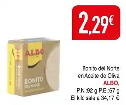 mYm supermercados Albo Bonito del Norte en Aceite de Oliva oferta