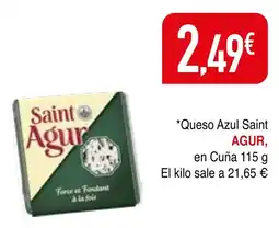 mYm supermercados Saint Agur Queso Azul oferta
