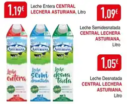 mYm supermercados Central Lechera Asturiana Leche Semidesnatada oferta