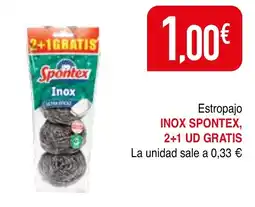mYm supermercados Spontex Estropajo inox oferta