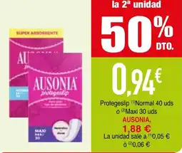 mYm supermercados Ausonia Proteslip Normal o Maxi oferta