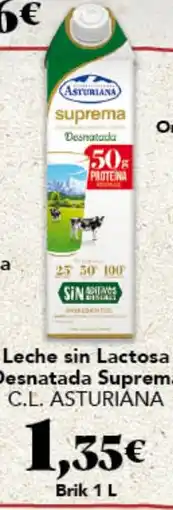 Gadis C.L. ASTURIANA Leche sin Lactosa Desnatada Suprema oferta