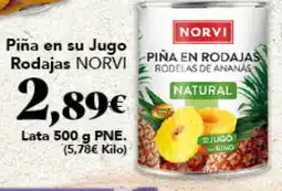 Gadis NORVI Piña en su Jugo Rodajas oferta