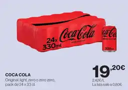 Hipercor Coca Cola oferta