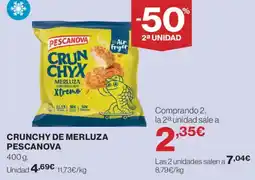 Hipercor Pescanova Crunchy de merluza oferta