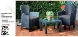 E.Leclerc Conjunto de 3 piezas akita oferta