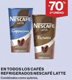 Hipercor En todos los cafés refrigerados nescafé latte oferta
