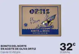Hipercor Ortiz Bonito del norte en aceite de oliva oferta