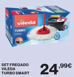 Hipercor Set fregado vileda turbo smart oferta