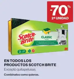 Hipercor Scotch Brite En todos los productos oferta