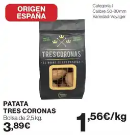 Hipercor Patata tres coronas oferta
