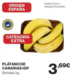 Hipercor Plátano de canarias igp oferta