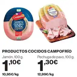 Hipercor Campofrio Productos cocidos oferta