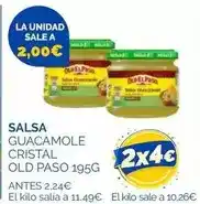 Supermercados La Despensa Old el paso - salsa guacamole cristal oferta