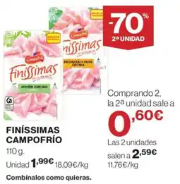 Hipercor Campofrio Finíssimas oferta