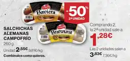 Hipercor Campofrio Salchichas alemanas oferta