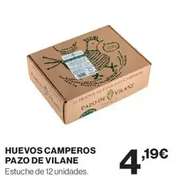 Hipercor Huevos camperos pazo de vilane oferta