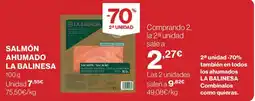 Hipercor La Balinesa Salmón ahumado oferta
