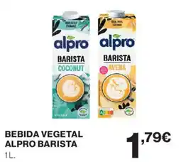 Hipercor Bebida vegetal alpro barista oferta