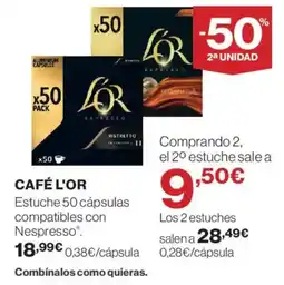 Hipercor L'Or Café oferta