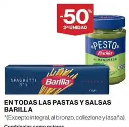 Hipercor Barilla En todas las pastas y salsas oferta