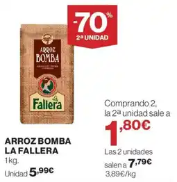 Hipercor La Fallera Arroz bomba oferta