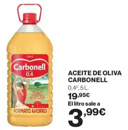 Hipercor Carbonell Aceite de oliva oferta