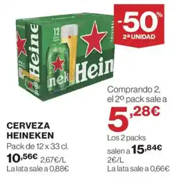 Hipercor Heineken Cerveza oferta