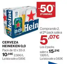 Hipercor Heineken Cerveza oferta