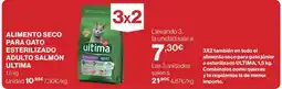 Hipercor Ultima Alimento seco para gato esterilizado adulto salmón oferta