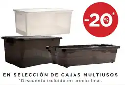 Hipercor En selección de cajas multiusos oferta