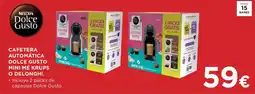Hipercor Cafetera automática dolce gusto mini me krups o delonghi oferta