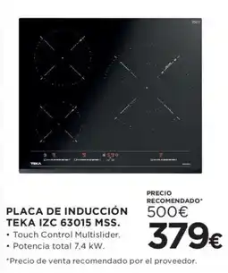 Hipercor Teka Placa de inducción izc 63015 mss oferta