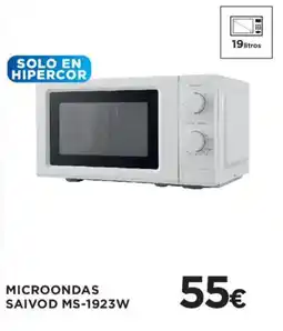 Hipercor Microondas saivod ms-1923w oferta