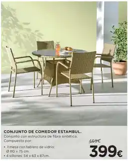 Hipercor Conjunto de comedor estambul oferta