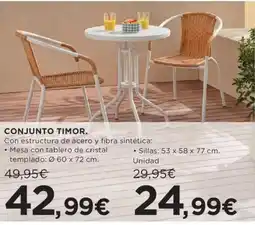 Hipercor Conjunto timor oferta